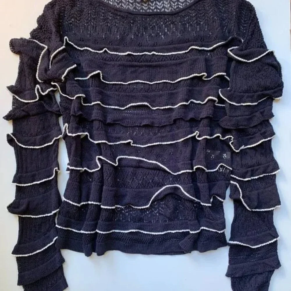 Sezane Navy Aloys Jumper - Picture 4 of 6